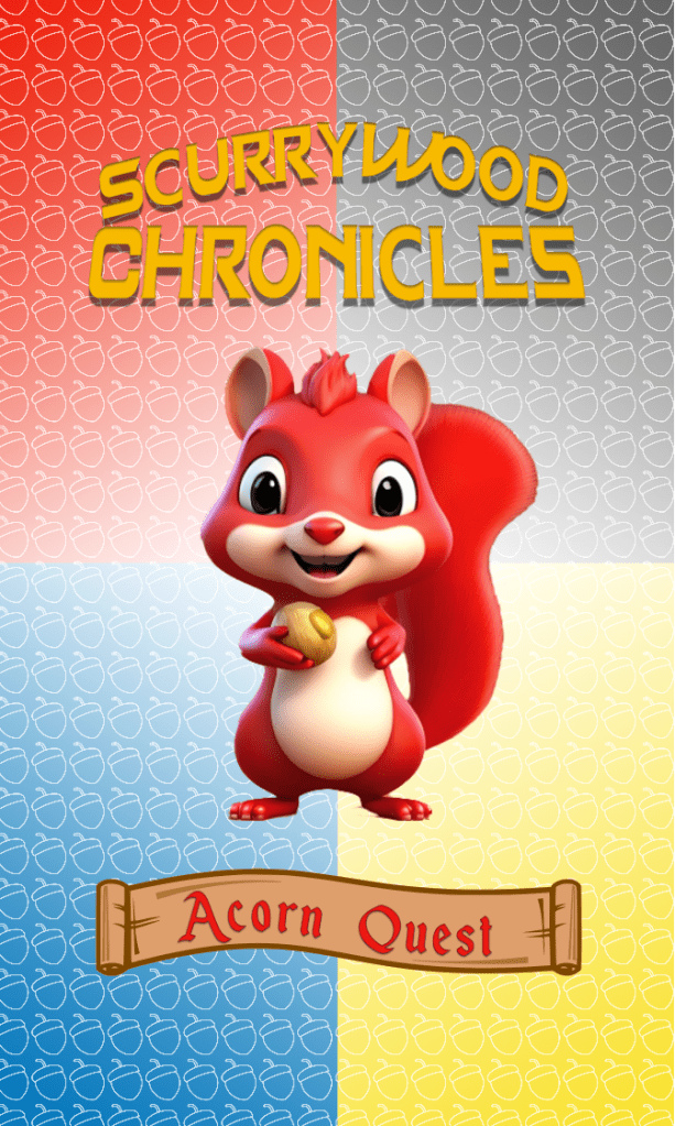 Art on back of acorn cards